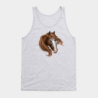 Horse Head - Bald Face Tank Top